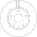 83 481 166 Bremsscheibe VA Mazda 3 13 TRW SINGLE DF6661S