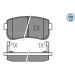 Bremsbelagsatz Kia T. Cee'D/I30 MEYLE-PD: Advanced performance and design 025 243 2015/PD Bremsbelagsatz Kia T. Cee'D/I30 MEYLE-PD: Advanced performance and design 025 243 2015/PD