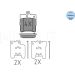 Bremsbelagsatz Db T. W202 C200-230 252191915 Bremsbelagsatz Db T. W202 C200-230 252191915