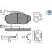 Bremsbelagsatz Fiat P. Ducato 02- 10/14 Mit Sensor MEYLE-PD: Advanced performance and design 025 239 1719/PD