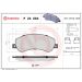 BREMBO Bremsklötze VA P 24 064 BREMBO Bremsklötze VA P 24 064