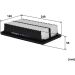 FILTRON Luftfilter AP 197/2