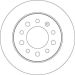 Bremsscheibe Hyundai T. Coupe 01 DF4282 Bremsscheibe Hyundai T. Coupe 01 DF4282