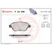BREMBO Bremsklötze VA P 23 099