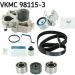 SKF Wasserpumpe + Zahnriemensatz VKMC 98115-3 SKF Wasserpumpe + Zahnriemensatz VKMC 98115-3