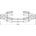 Starthilfekabel 6mm 150A Kupferbesch. Alu-Kabel 2,5m STARTER CABLE 150A OSC060