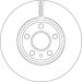 Bremsscheibe Ford P. Galaxy/Mondeo/S-Max 1,6-2,5 06-15 Gewinde 15,75 TRW SINGLE DF4850S Bremsscheibe Ford P. Galaxy/Mondeo/S-Max 1,6-2,5 06-15 Gewinde 15,75 TRW SINGLE DF4850S