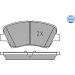 Bremsbelagsatz Hyundai P. I30/Veloster 1.4-1.6 Crdi 11 025 256 9218 Bremsbelagsatz Hyundai P. I30/Veloster 1.4-1.6 Crdi 11 025 256 9218