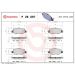 BREMBO Bremsklötze HA P 28 097 BREMBO Bremsklötze HA P 28 097