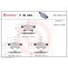 BREMBO Bremsklötze VA P 59 083 BREMBO Bremsklötze VA P 59 083