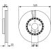 Bremsscheibe VA VOLVO XC60 08 0 986 479 621