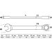BGS Ratschenring-Maulschlüssel SW 14 mm 6514