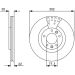 Bremsscheibe HA 0 986 479 500 Bremsscheibe HA 0 986 479 500