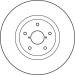 Bremsscheibe Subaru P. Impreza 01- Wrx Sti TRW SINGLE DF4949S Bremsscheibe Subaru P. Impreza 01- Wrx Sti TRW SINGLE DF4949S