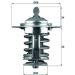 Thermostateinsatz TOYOTA Avensis/Corolla 97 BEHR TX 70 82