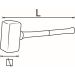 VIGOR Gummihammer V2235