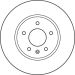 Bremsscheibe Opel P. Antara/Captiva TRW SINGLE DF4928S Bremsscheibe Opel P. Antara/Captiva TRW SINGLE DF4928S