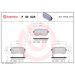 BREMBO Bremsklötze HA P 30 025 BREMBO Bremsklötze HA P 30 025