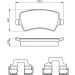 Bremsklötze VOLVO,FORD,LAND ROVER 0 986 494 641