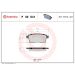 BREMBO Bremsklötze HA P 49 041 BREMBO Bremsklötze HA P 49 041