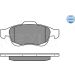 Bremsbelagsatz Citroen P. Berlingo/C4/Ds4 08 252453818 Bremsbelagsatz Citroen P. Berlingo/C4/Ds4 08 252453818
