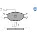 Bremsbelagsatz Fiat P. Palio 96- Mit Sensor MEYLE-ORIGINAL: True to OE 025 232 2018/W Bremsbelagsatz Fiat P. Palio 96- Mit Sensor MEYLE-ORIGINAL: True to OE 025 232 2018/W