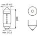 12V 10W PURE LIGHT SV8,5-8 BOSCH KFZ-GLUEHLAMPE Pure Light 1987302227