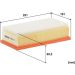 FILTRON Luftfilter AP 090/9