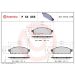 BREMBO Bremsklötze VA P 54 055 BREMBO Bremsklötze VA P 54 055