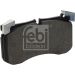 FEBI BILSTEIN Bremsbelagsatz, Scheibenbremse 184439 FEBI BILSTEIN Bremsbelagsatz, Scheibenbremse 184439