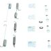 Zubehörsatz, Bremsbacken FIAT Panda 04 1987475219