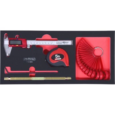 KS TOOLS SCS Messwerkzeug-Set, 5-teilig, im Systemeinsatz 1/3 713.3005 KS TOOLS SCS Messwerkzeug-Set, 5-teilig, im Systemeinsatz 1/3 713.3005