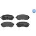 Bremsbelagsatz Nissan P. Almera 98-/T. Patrol 97 – Mit Sensor 025 235 0216/W Bremsbelagsatz Nissan P. Almera 98-/T. Patrol 97 – Mit Sensor 025 235 0216/W