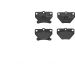 BREMBO Bremsklötze HA P 83 052