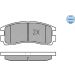 Bremsbelagsatz Mitsubishi T. Galant 92- Mit Sensor MEYLE-ORIGINAL: True to OE 025 217 0615/W