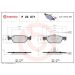 BREMBO Bremsklötze VA P 23 071 BREMBO Bremsklötze VA P 23 071