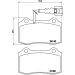 BREMBO Bremsklötze VA P 85 104 BREMBO Bremsklötze VA P 85 104