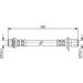 Bremsschlauch TOYOTA Carina E 1987476726