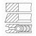 Heftringe VW Touareg 3.0Tdi 04 Goetze Diamond Coated® 08-433100-00 Heftringe VW Touareg 3.0Tdi 04 Goetze Diamond Coated® 08-433100-00