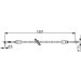 Handbremsseil MERCEDES Sprinter,VW Crafter 06 1987482028