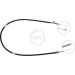 A.B.S. Handbremsseil Seilzug Festellbremse K15968 A.B.S. Handbremsseil Seilzug Festellbremse K15968