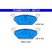 Bremsbelagsatz Vw P. A3/Bora/Golf 4/Polo/Octavia/Fabia/Ibiza Ohne Sensor 13.0460-7111.2 Bremsbelagsatz Vw P. A3/Bora/Golf 4/Polo/Octavia/Fabia/Ibiza Ohne Sensor 13.0460-7111.2