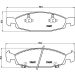 BREMBO Bremsklötze VA P 37 005 BREMBO Bremsklötze VA P 37 005