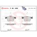 BREMBO Bremsklötze EV HA VW Golf 12 BEYOND LINE - EV P 85 125E
