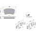 Bremsklötze VOLVO,FORD,LAND ROVER 0 986 494 213