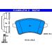 Bremsbelagsatz Renault P. Kangoo 1.2-1.6 08 13.0460-2741.2 Bremsbelagsatz Renault P. Kangoo 1.2-1.6 08 13.0460-2741.2