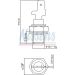 NISSENS Sensor, Kühlmitteltemperatur 207058