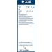 Bosch Wischerblatt H330 3397011306 Bosch Wischerblatt H330 3397011306