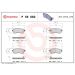 BREMBO Bremsklötze HA P 56 082