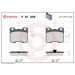 BREMBO Bremsklötze VA P 61 059 BREMBO Bremsklötze VA P 61 059